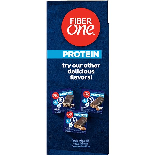 FIBER ONE CHEWY PROTEIN BARS, CARAMEL NUT, VALUE PACK, 10 CT (PACK OF 6)