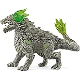 Schleich Eldrador Creatures - 7" Stone Dragon Figurine - Fun Fantasy Animal Figure for Imaginative Play for Boys and Girls - Durable Rock Beast Toy - Cool Monster Toys for Kids Ages 7+ | 70149