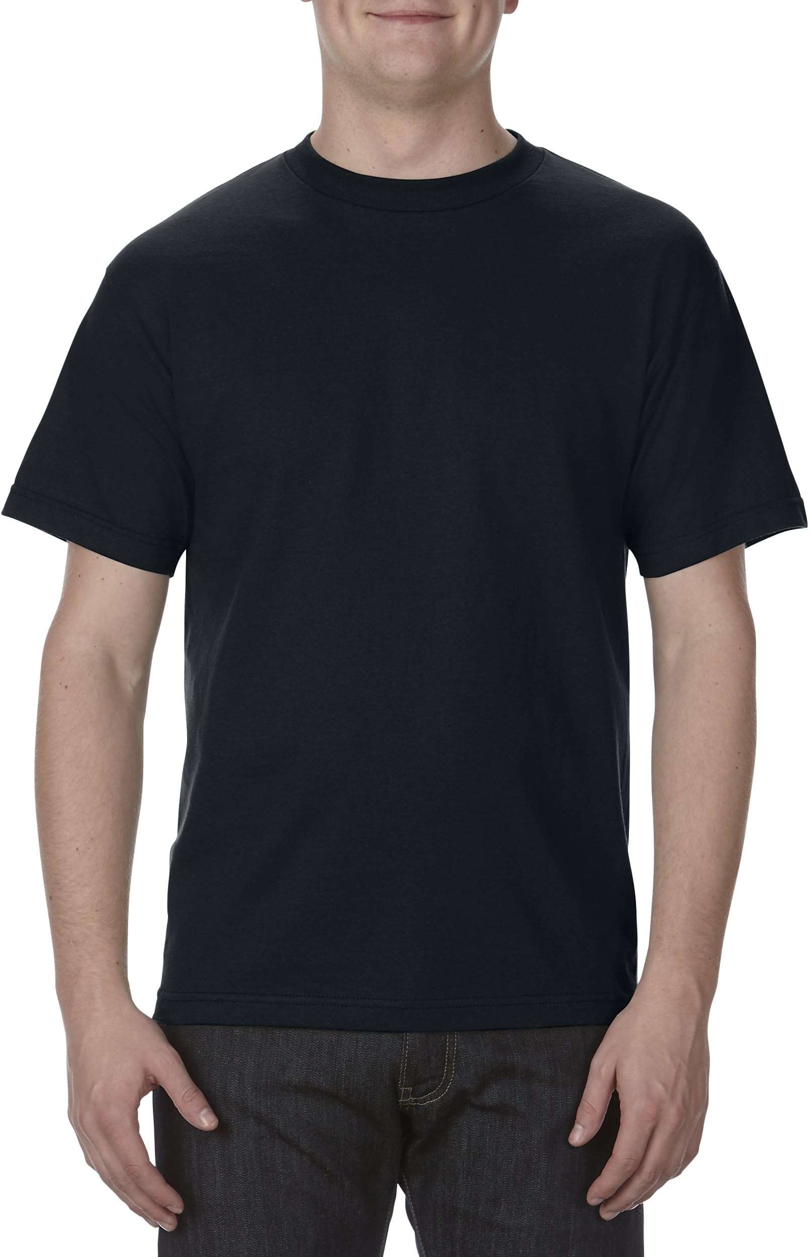 AlStyle Apparel AAA Plain Blank Men's Short Sleeve T-Shirt Style 1301 Crew Tee