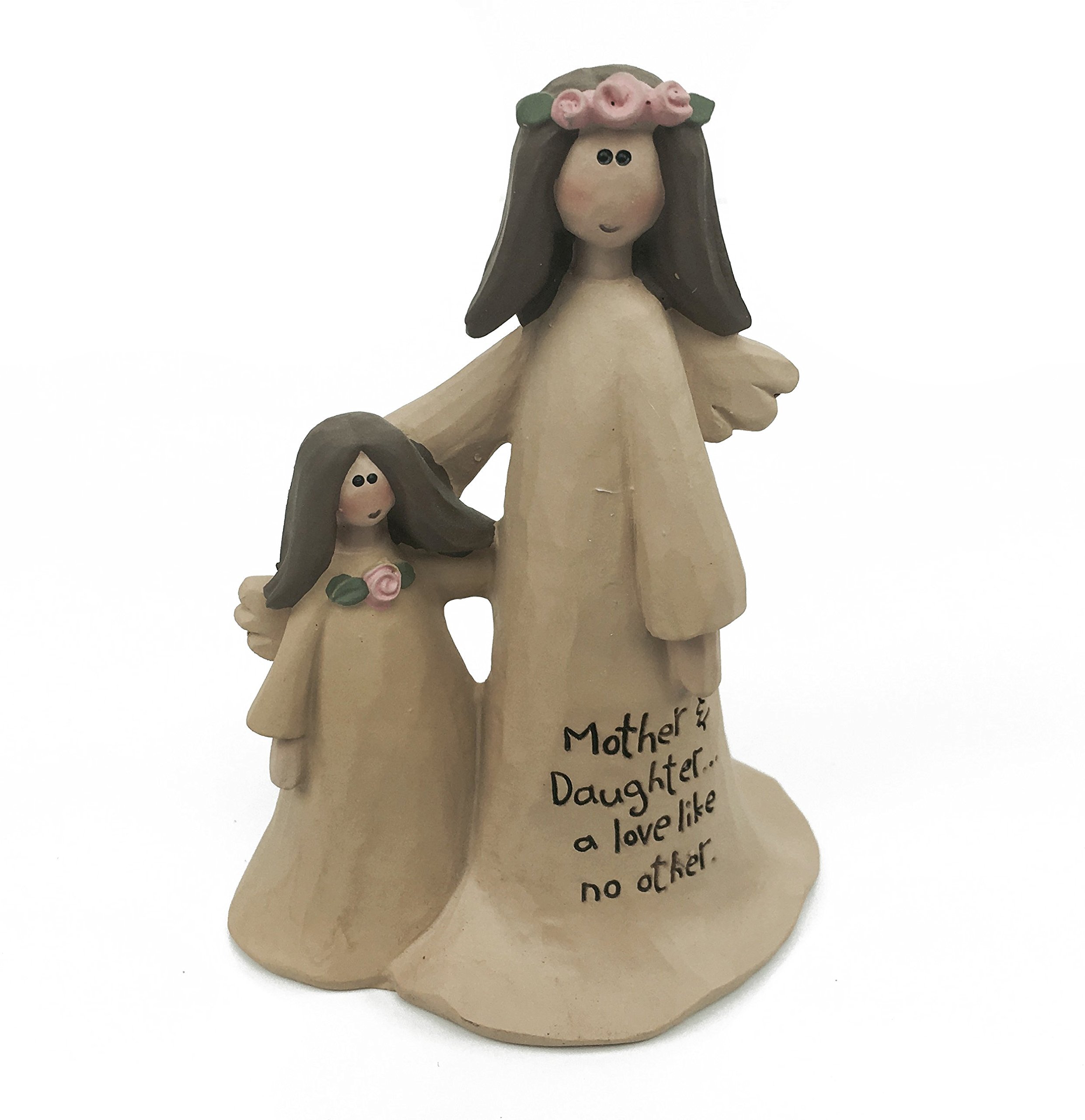 ukgiftstoreonline Angel Ornament Mother and Daughter Love Angel Sentiment Gift