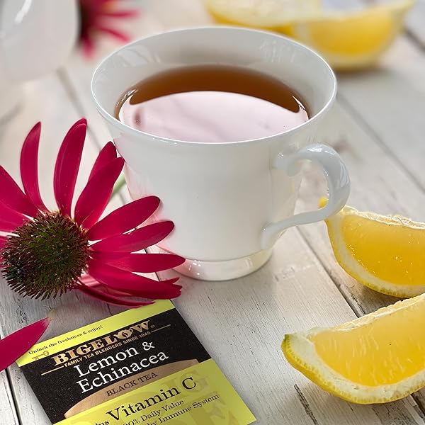 BIGELOWTEA LEMON AND ECHINACEA BLACK TEA 18CT