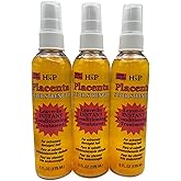 Hask Placenta Leave-In Conditioning Treatment Super Strength 6 Ounce (175ml) (3 Pack)