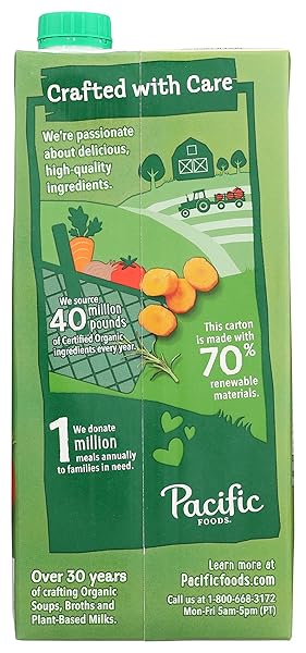 PACIFIC NATURAL FOODS ORGANIC VEGETABLE BROTH (1 X 32 FL OZ)