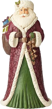 Immagini Natale Vittoriano.Jim Shore Heartwood Creek Statua Di Babbo Natale Vittoriano 50 Cm Amazon It Casa E Cucina