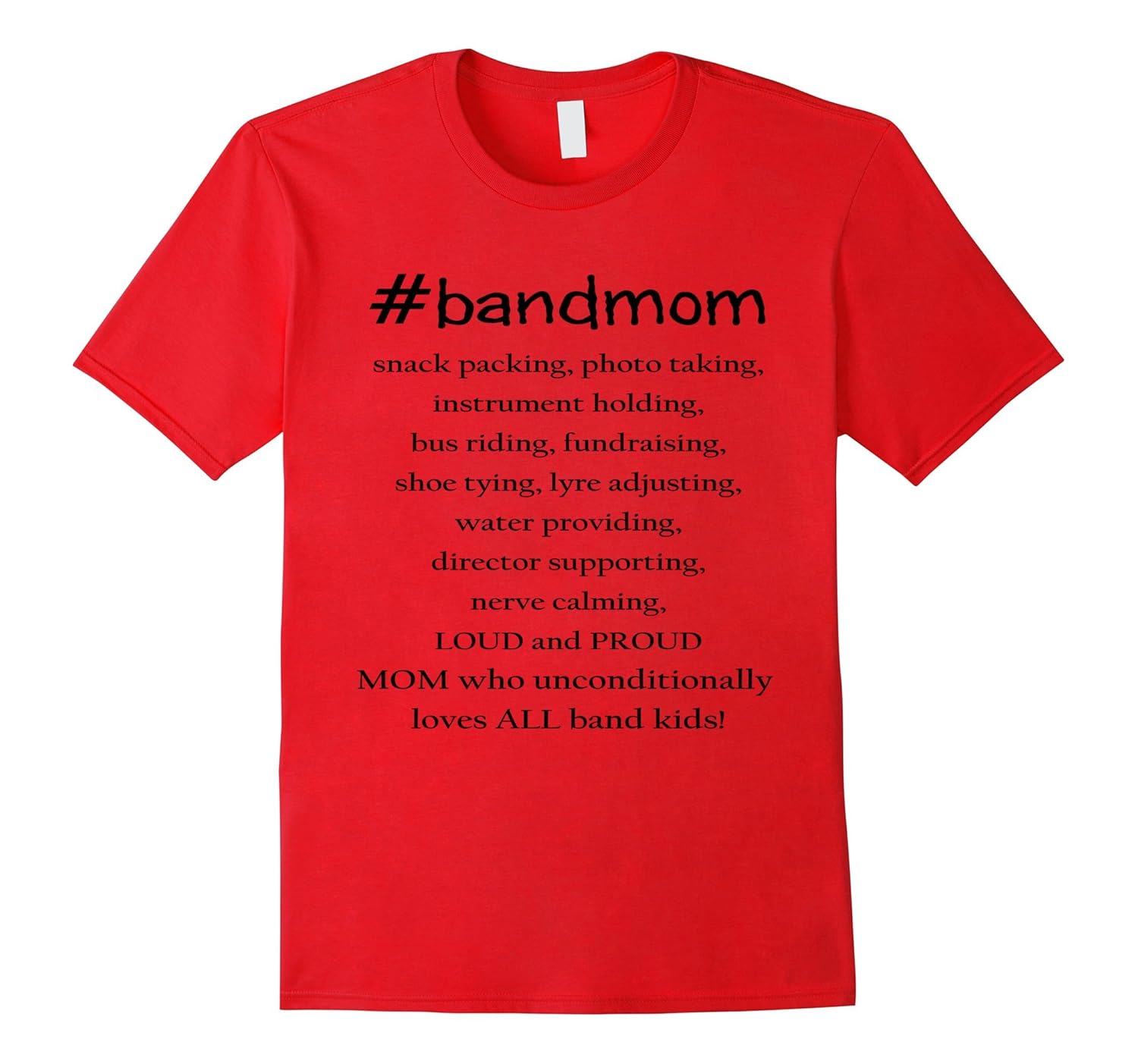 Band Mom Does Everything Funny Humorous Shirt-anz