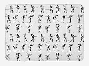 MMPTN Alfombrilla baño Golf Columpio Golf mostrado 14 etapas Deportes