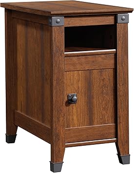 Amazon Com Sauder Carson Forge Side Table Washington Cherry Finish Furniture Decor