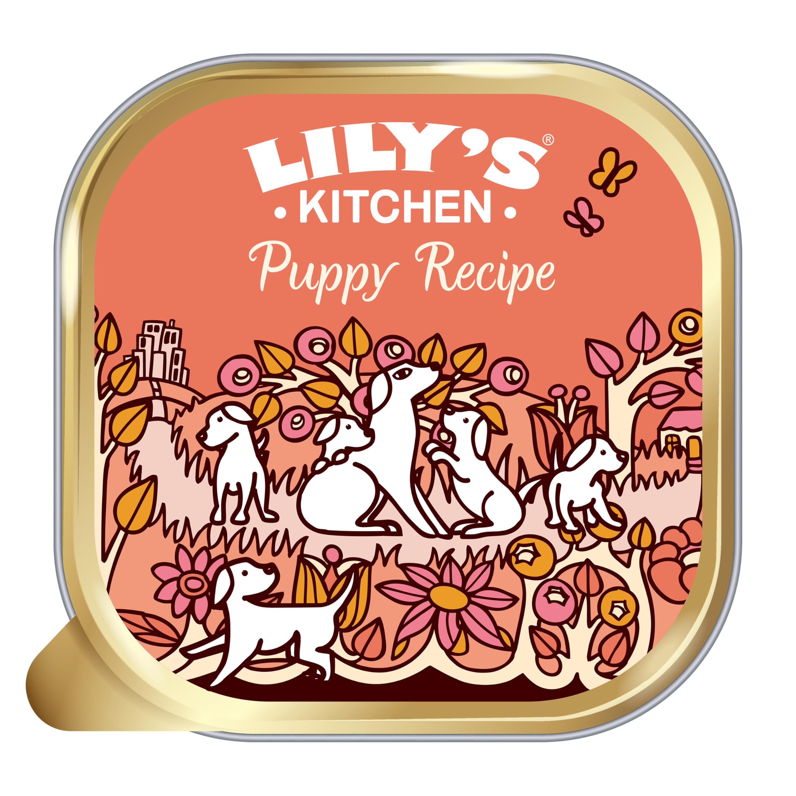 Lily’s Kitchen Made with Natural Ingredients Puppy Recipe With Chicken Wet Dog Food Tray (10 x 150g)