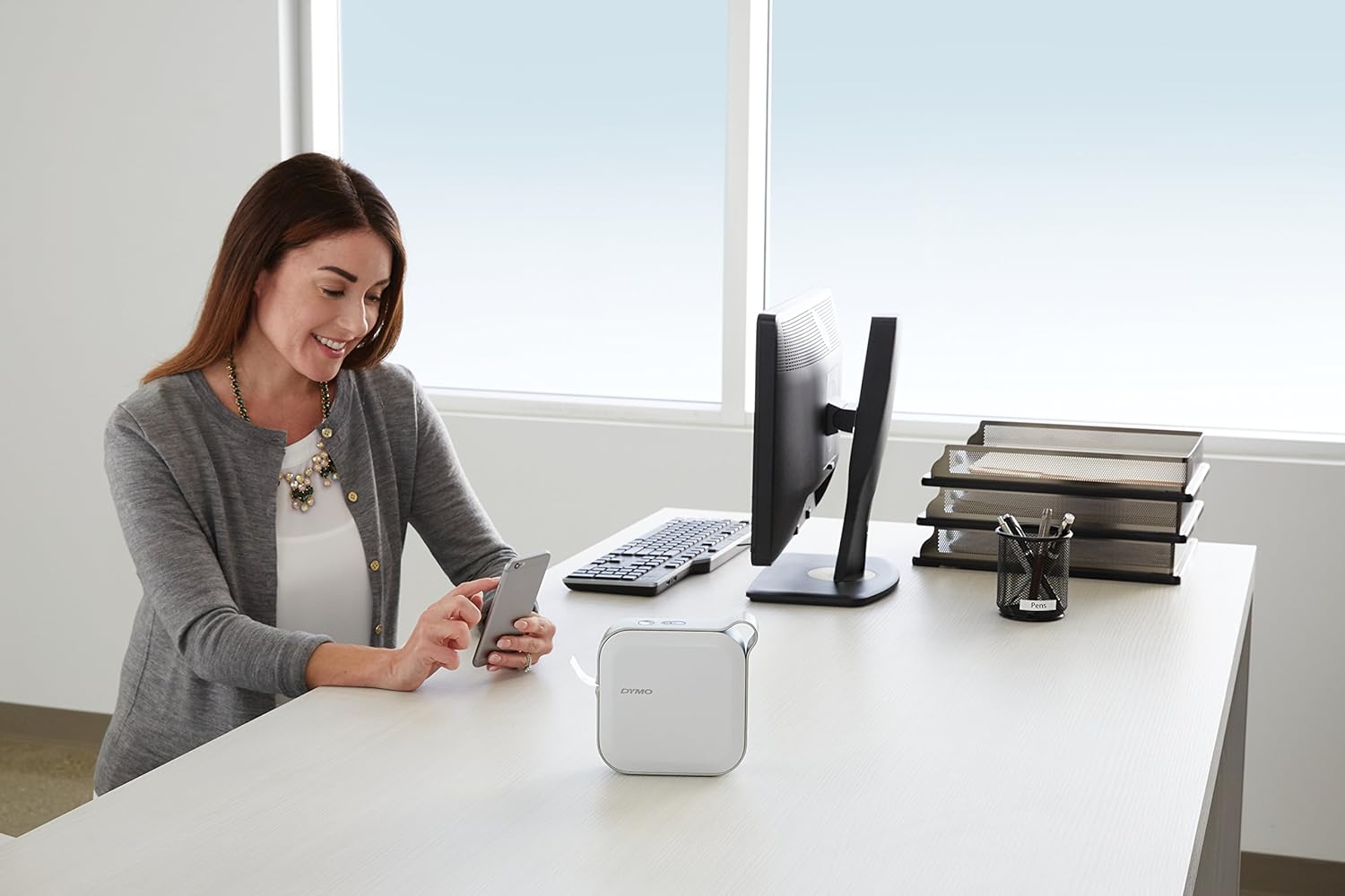 Dymo 1982172 MobileLabeler Label Maker, Mobile Labeler with Bluetooth Connectivity : Electronics