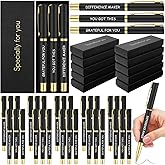 Tenceur 10 Set 50 Pcs Employee Appreciation Gifts Ballpoint Pens with Boxes and Cards Thank You Gifts in Bulk for Nurse Teacher Coworker Staff Team Member Office Supplies