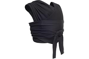 JJ Cole Agility Stretch Baby Carrier - Adjustable Baby Wrap Carrier - Adjusts for Infant to Toddler - 8 lbs. to 35 lbs. - Small