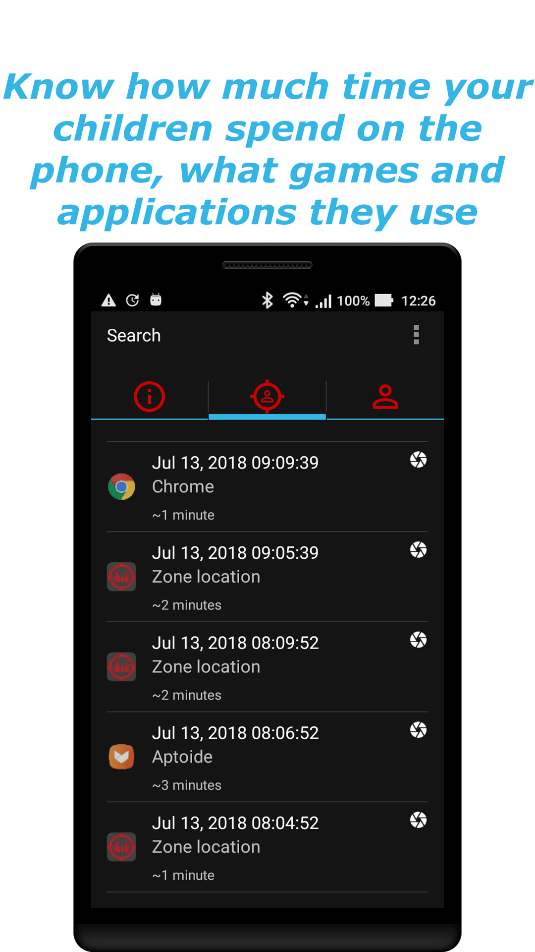 GPS tracking by phone for Android