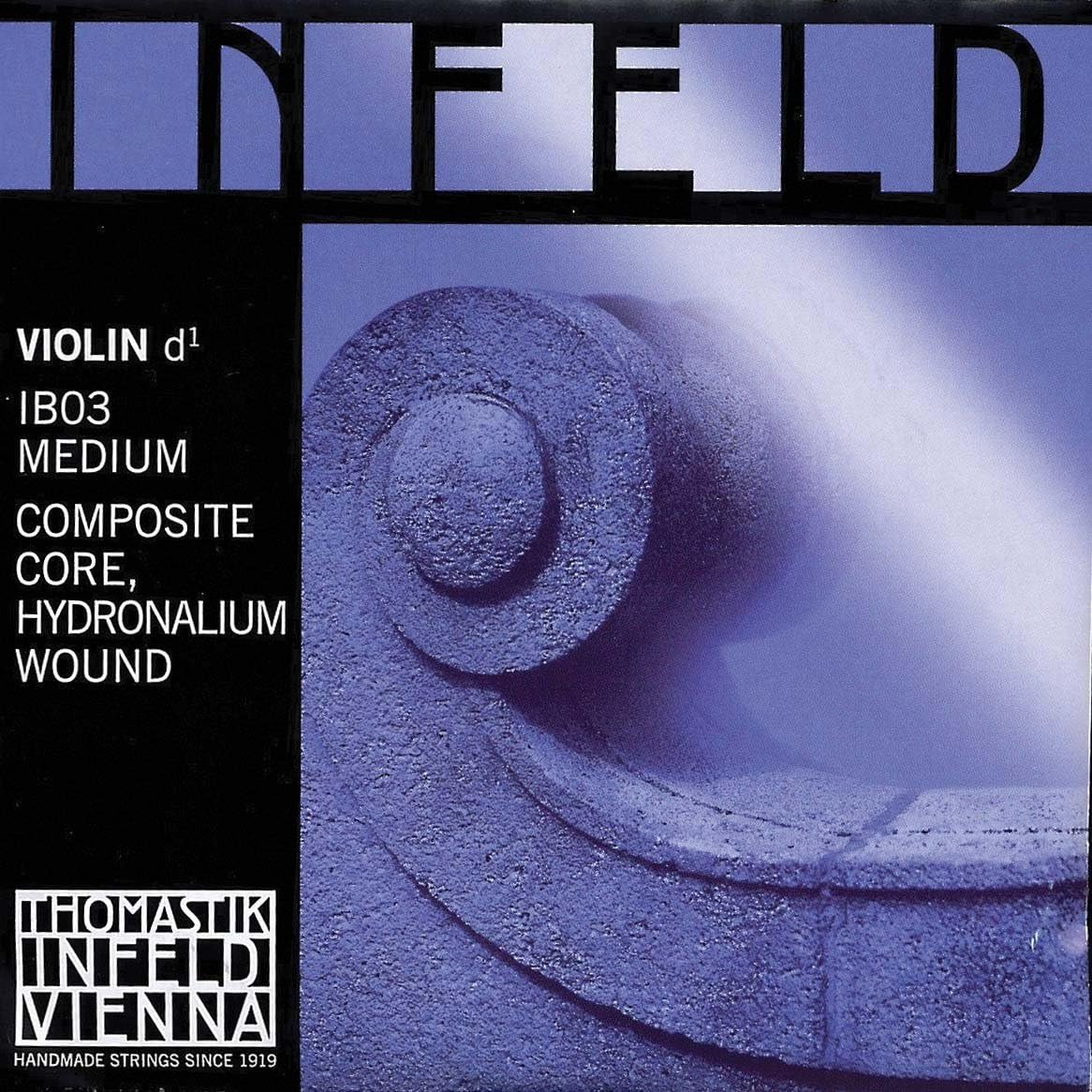 ThomastikInfeld Blue 4/4 Violin D String - Hydroalium/Synthetic - Medium Gauge