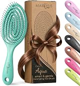 marQus Detangling Hair Brush Bio-friendly No-Pull No-Pain Aqua