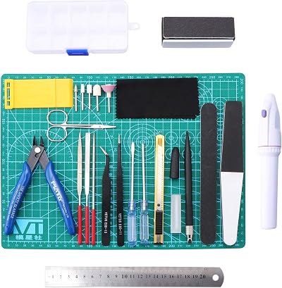 AusseL Gundam Model Tools Kit 26 Pcs Basic Craft Set for Model Building