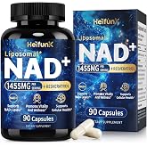 LAORICI NAD Supplement, Liposomal NAD Supplement with Resveratrol | CoQ10, PQQ | Anti-Aging, Cellular Energy for Women and Men | 90 caps