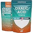 Varomorus Oxalic Acid 1 lbs - 99.6% Pure Fine Powder, Multi-Use Cleaner and Stain Remover for Wood, Metal, Rust, Wood Bleach, Hardwood Floor & Furniture Restorer, Pool - Industrial Cleaning Solution