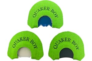 Quaker Boy SR 3 Pack Turkey Mouth Calls, Green