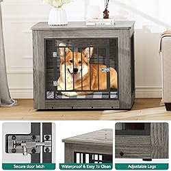 YITAHOME 32.5" L Dog Crate Furniture for Medium