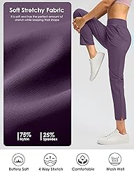 G Gradual Women's Pants Ankle 7/8 Golf Pants 3