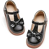 Otter MOMO Toddler Little Girls Oxford Shoes Mary Jane Flat T-Strap School Uniform Party Dress Shoes