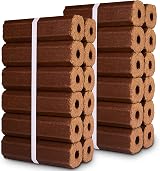 Topline High Energy Heat Logs 12 Pack Ultra Dry Compressed Wood Fuel Stoves view 2