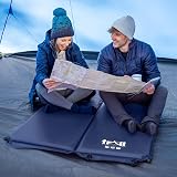 Trail Outdoor Leisure Trail Self-Inflating Double Camping Mat Blue view 2
