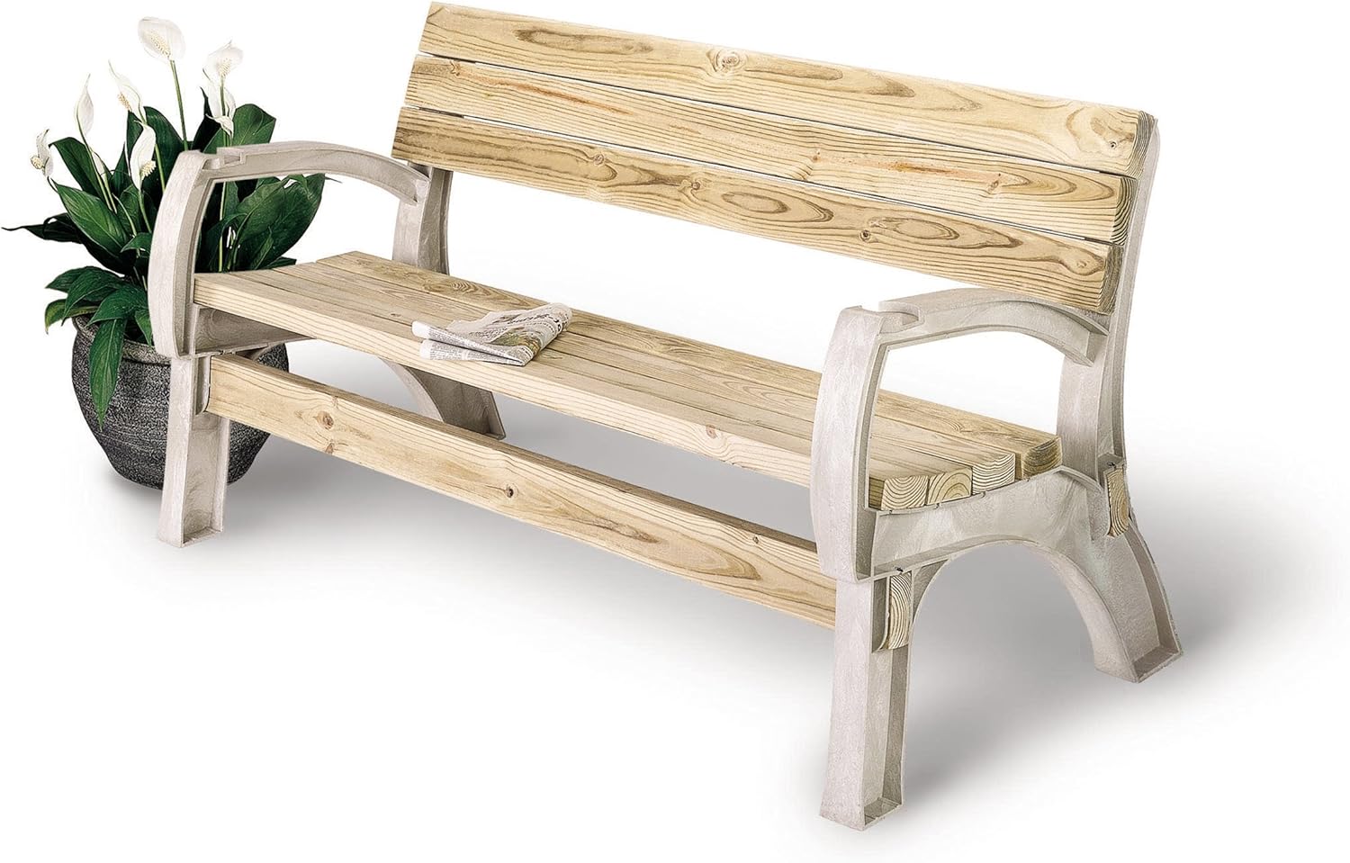 2x4basics 90134ONLMI Custom AnySize Chair or Bench Ends, Sand (lumber not included, only supports) : Outdoor Benches : Garden & Outdoor