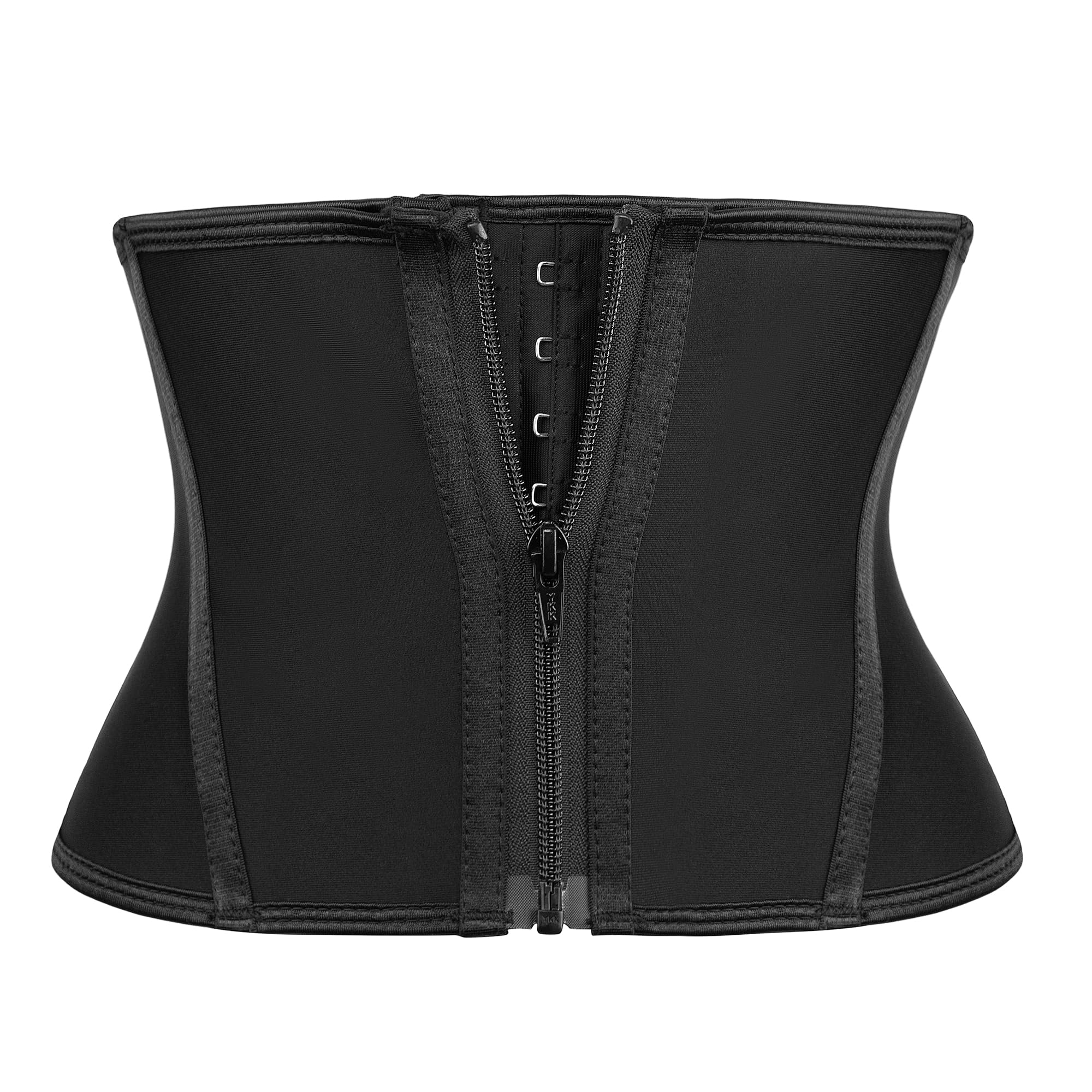 Photo 1 of Atbuty Short Torso Waist Trainer for Women Underbust Latex Waist Corsets Cincher Hourglass Body Shaper