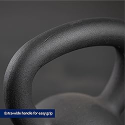 Titan Fitness 10 KG Cast Iron Kettlebell, Single