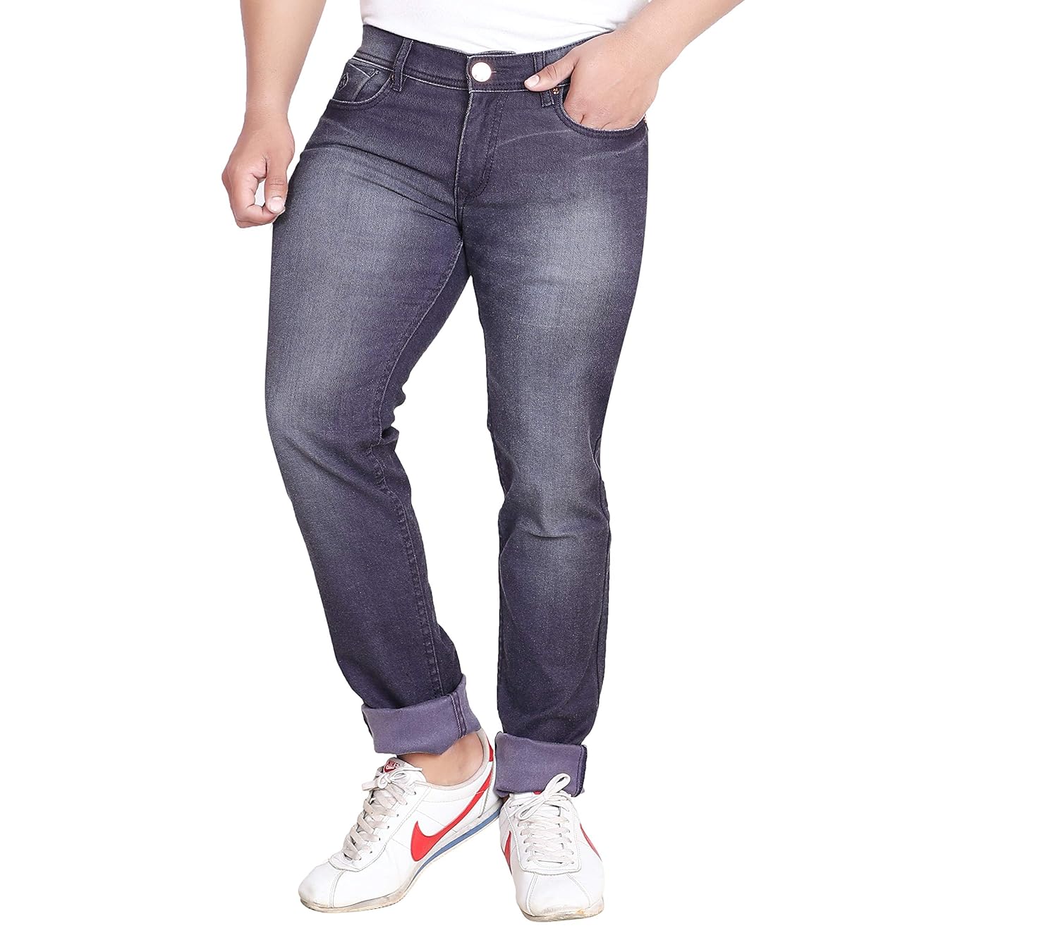 Buy White Apple Regular fit Jeans at Amazon.in
