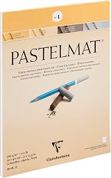 Clairefontaine Pastelmat Card Pad 30x40cm 12 Sheets 360gsm Assorted Colours