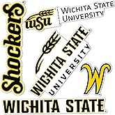 Desert Cactus Wichita State University Sticker WSU Shockersr Vinyl Decals Laptop Water Bottle Car Scrapbook Sheet T2 (Type 2-3)
