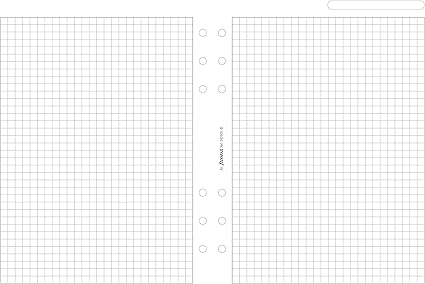 Blocco Appunti Con Fogli A5 A Quadretti Filofax Blocchi Appunti Taccuini E Diari Carta Blocchi E Quaderni
