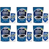 Glisten Garbage Disposer Cleaner, Odor Eliminator with Foaming Action, Removes Build-up and Deep Cleans, Lemon Scent, 4.9 Oz(Pack of 6)