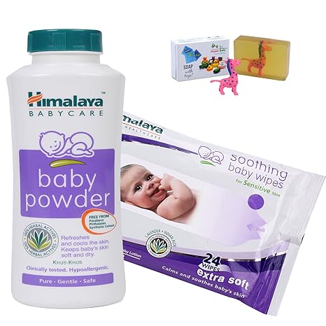 baby powder on sheets