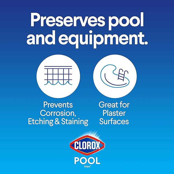 CLOROX® POOL&SPA™ SWIMMING POOL CALCIUM HARDNESS INCREASER, PREVENTS CORROSION, ETCHING AND STAINING, 4LB (PACK OF 1)