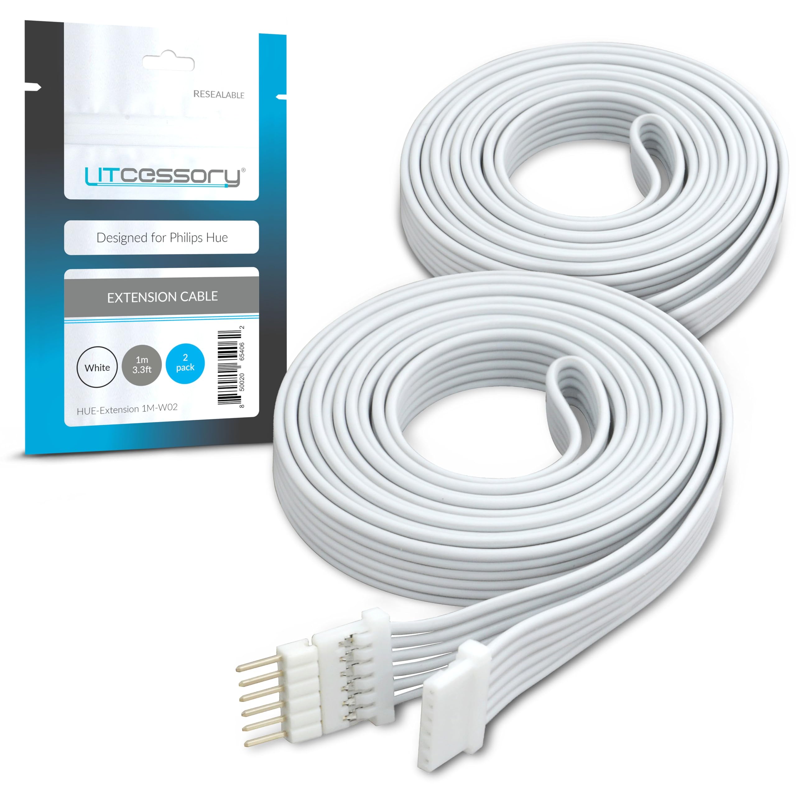 Litcessory Extension Cable for Philips Hue