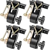 VEVOR Ladder Rack Ratchet Straps, 1.4" Black Square Tube Mount, 1.5'' Wide x 7.5' Long Black Ladder Rack Straps with Double J-Hooks, 500 lbs Load Heavy Duty, Cargo Buckle Lock Strap (4 Pack)
