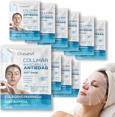 Colageno Drasanvi Collmar Mascarilla Facial Marino Con Acido Hialuronico