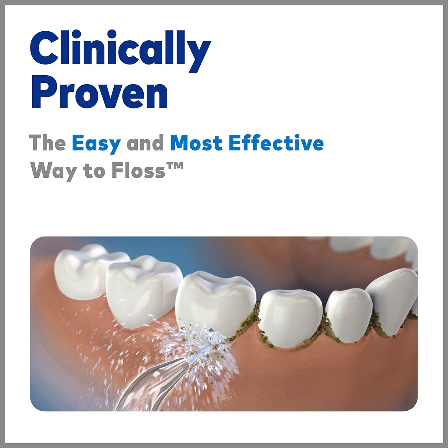 Waterpik WP-660 Water Flosser Electric Dental Countertop Professional Oral Irrigator For Teeth, Aquarius, White: Beauty