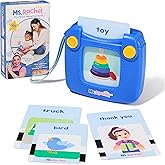 Ms. Rachel Official First Words Talking Flash Cards with Electronic Reader, 100 Words, Educational Toys & Toddler Toys for Gi