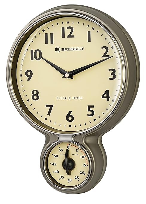 Reloj pared acero inoxidable | Inoxidable