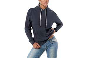 GIVON Women's Essential Pullover Hoodie Lightweight Long Sleeve Comfort Sweatshirt for Everyday Wear