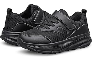 Vibdiv Kids Shoes Sneakers Tennis Boys Girls Hook and Loop Casual School Breathable Athletic Running Toddler Little Big Kid