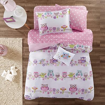 Buy Mi Zone Kids Wise Wendy Queen Comforter Sets For Girls Pink Owl 8 Pieces Kids Girl Bedding Set Ultra Soft Microfiber Childrens Bedroom Bed Comforters Online In Turkey B01my1pr23