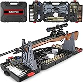 GLORYFIRE Elite Gun Cleaning Kit Universal Gun Cleaner for Shotgun, Pistol with Plastic Gun Holder, Reinforced and Lengthened Rods and Steel Wire, Gifts for Men, Dad, Husband