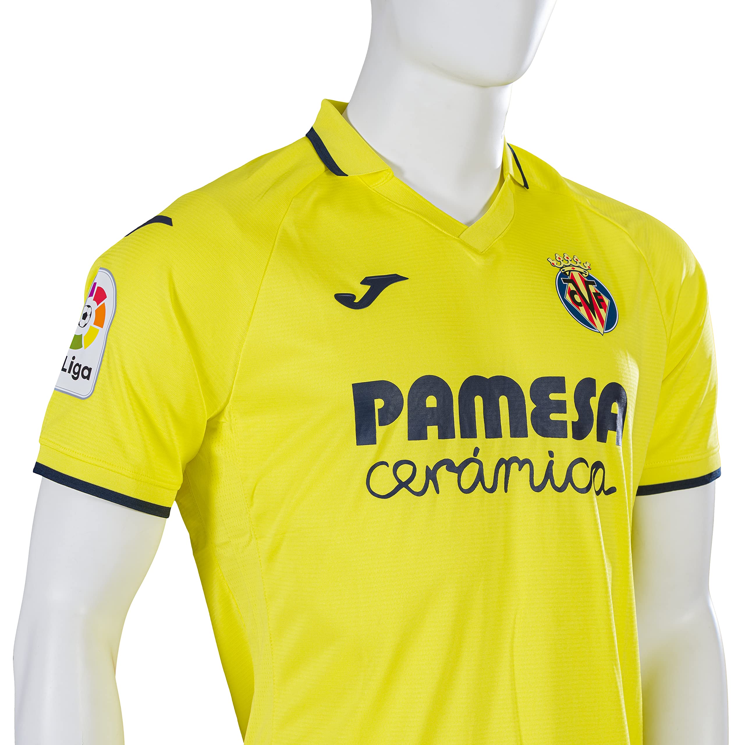 Villarreal CF Children's Official 22/23 First Kit Match Jersey, Hort Sleeve T-Shirt, Unisex, Yellow, 14 Years