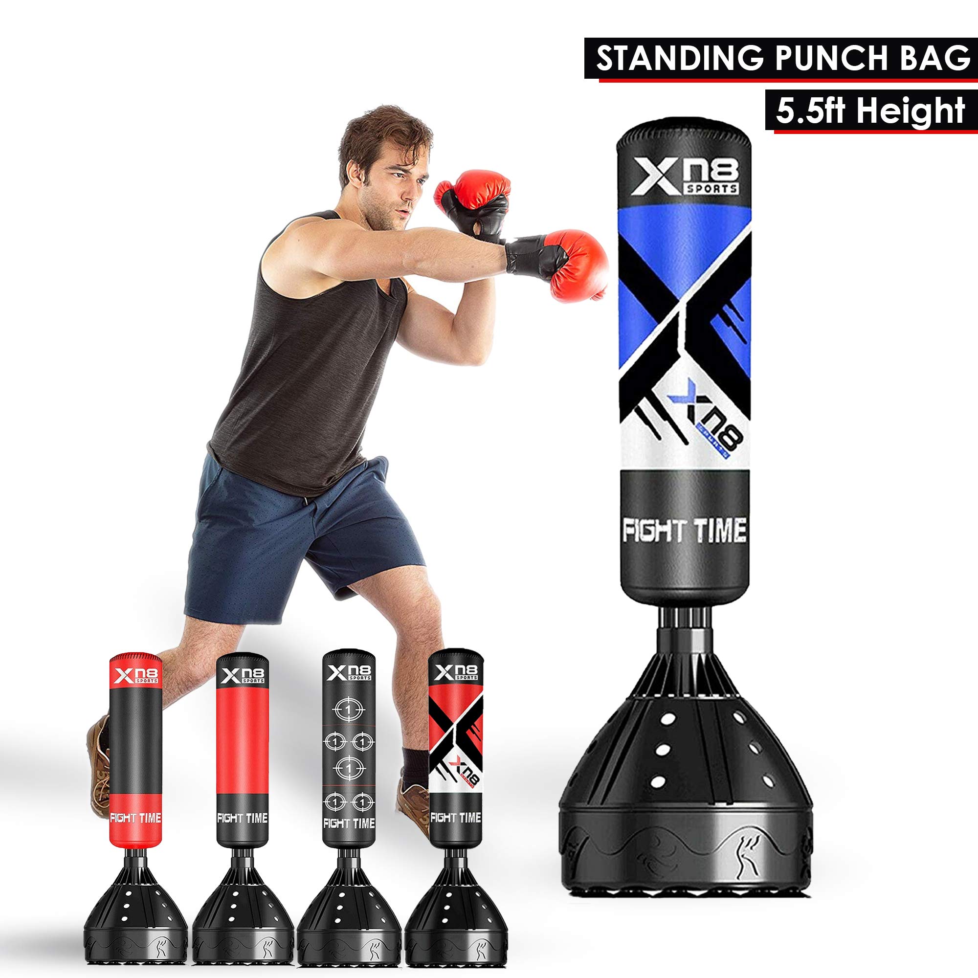 MMA Martial Arts Heavy Duty Kick Boxing Dummy Target XN8 5.5ft Free ...