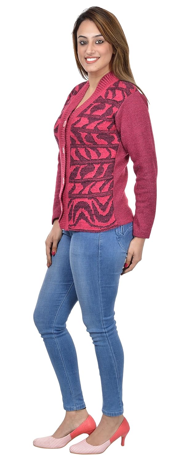 pilot full sleeve women's woolen cardigan